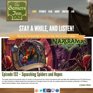 Gamers' Inn Website - Version 1, Launched in December 2011